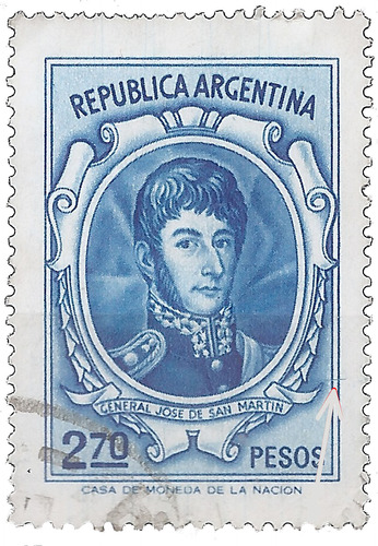 Argentina Gj 1633 Mt 975 Variedad Rara San Martín