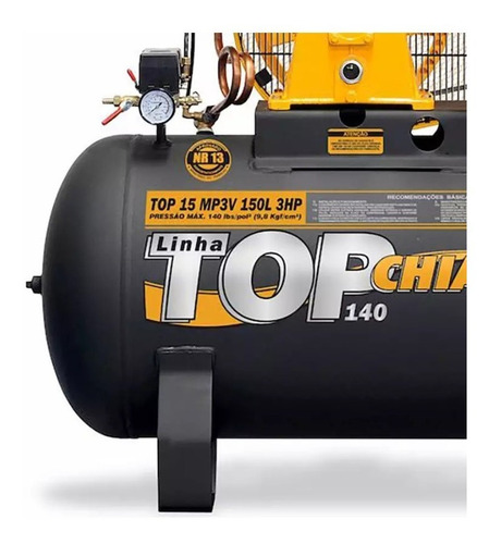 Compressor De Ar Mp3v 150l Monofásico Chiaperini