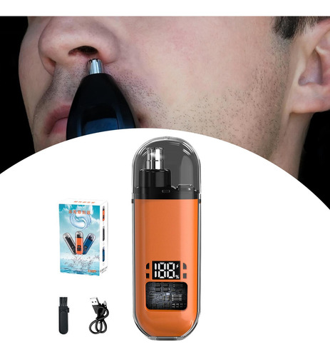 Pele De Cabello De La Nariz Naranja Con Pantalla