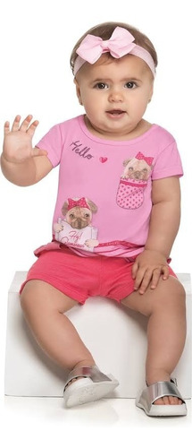 Imagem 3 de 6 de 5 Conjuntos Bebê Menina Tamanho M