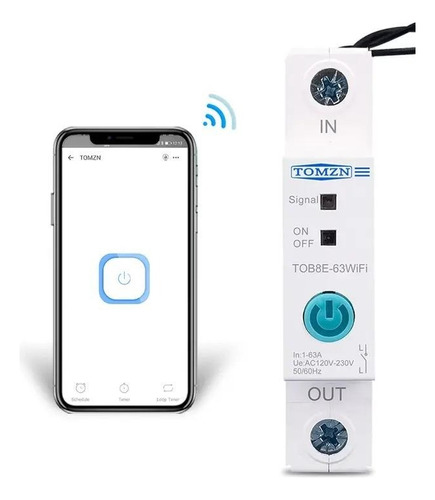Disjuntor Wifi Timme Acionamento Automátic Ewelink 63a Bvolt