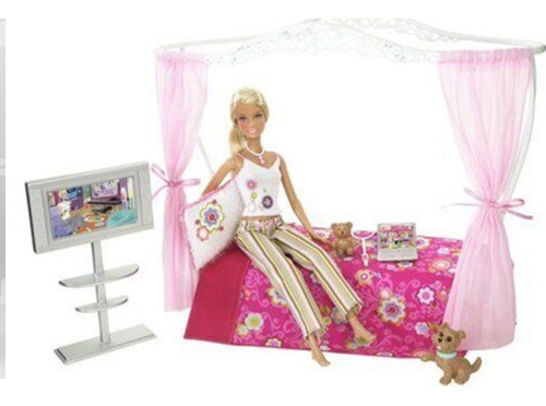 Muñeca Barbie Dormitorio