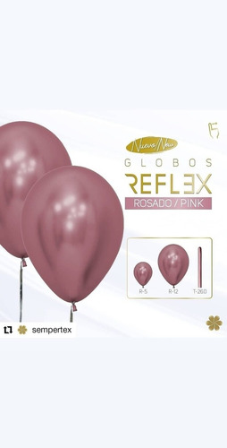 Globos Reflex R5 Rosado X 50 Globos Marca Sempertex