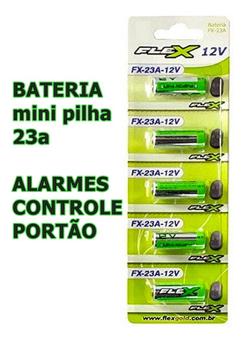 05 Pilha Bateria P/ Controle E Eletrônico 23a 12v Alcalina