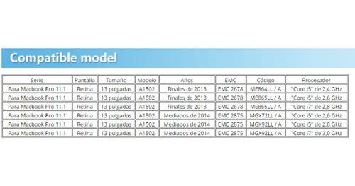Imagen 2 de 3 de Trackpad 593-1657-a Retina 13 A1502 Finales2013 Mediados2014