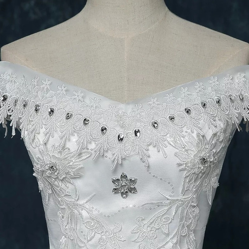 Vestido De Novia Blanco Ivory Tipo Vintage Nuevo