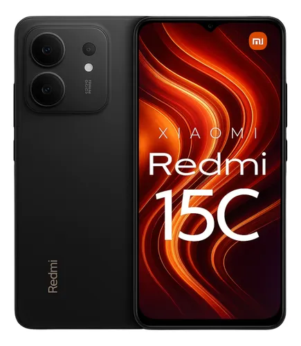 Smartphone Xiaomi Redmi 15c 256gb 8gb Ram Virtual Black- Versão