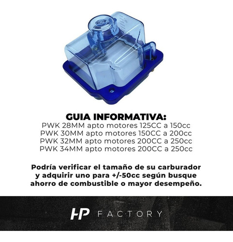 Imagen 5 de 10 de Cuba Transparente Carburador Keihin Pwk 28 30 32 34