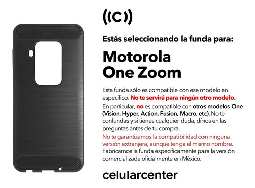 Funda Para Motorola One Zoom Case Protector Cover Moto