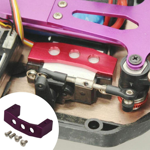 2 Soporte De Montaje De Servo De Dirección De Metal Rc Para