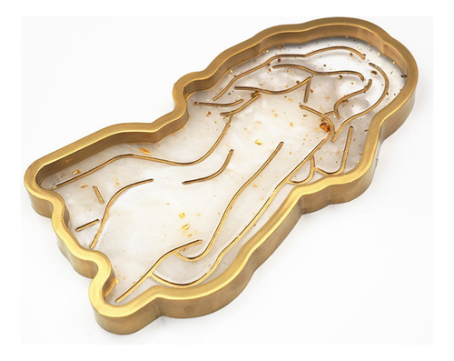 Molde De Silicona Tray Diy De Resina De Cristal Epoxi Para N