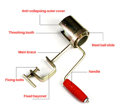 Mini Máquina Trilladora De Maíz Manual, Suministros De Cocin