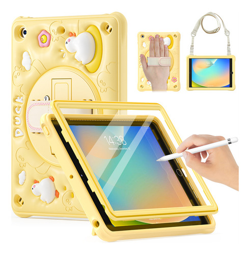 /funda De Tableta Con Dibujos Animados Para Niños Para iPad