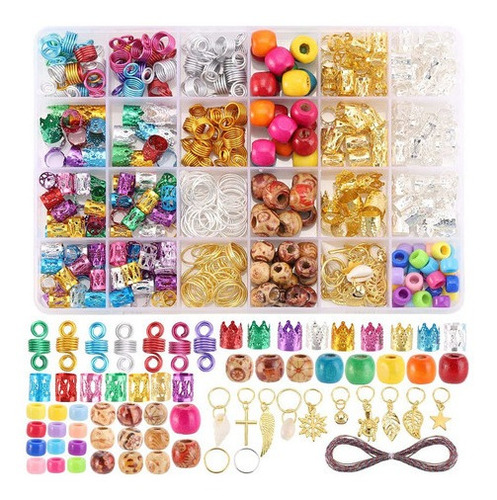 388 Uds Loc Joyería Trenzada Para Anillos Para El Cabe...