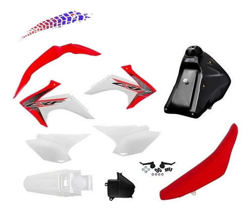 Kit De Plasticos Honda Crf 230 Completo Con Aciento Y Tanque