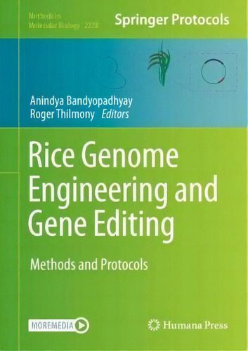 Rice Genome Engineering And Gene Editing : Methods And Protocols, De Anindya Bandyopadhyay. Springer Protocols, Vol. 1. Editorial Springer-verlag New York Inc., Tapa Dura En Inglés