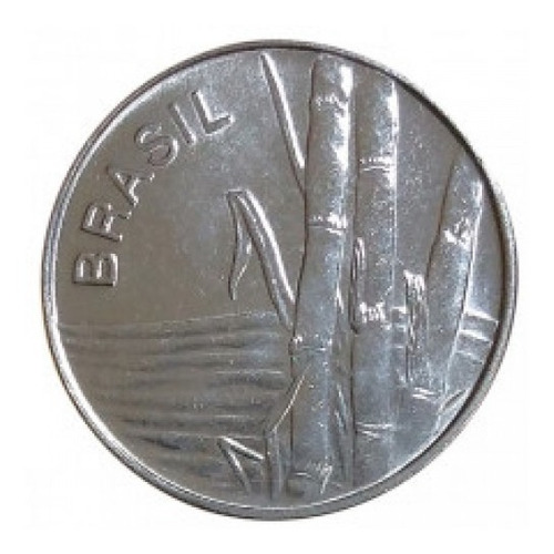 Brasil Moneda De 1 Cruzeiro 1981 - Km#590 - Caña De Azúcar