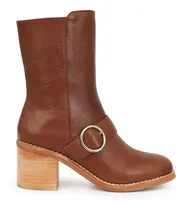 Comprar Botas Mujer Cuero Texanas Briganti Botinetas Borcegos Dakota