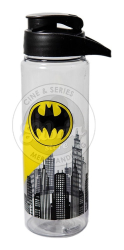 Botella Batman Con Tapón Y Manija - Dc Oficial - Batiseñal