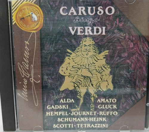Caruso  Caruso Sings Verdi Cd Usa La Cueva Musical