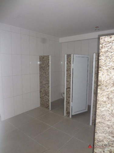 Imagem 11 de 14 de Galpão Para Alugar, 843 M² Por R$ 18.500,00/mês - Assunção - São Bernardo Do Campo/sp - Ga0414