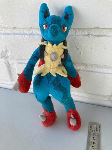 Peluche Pokemon Lucario Original Usado