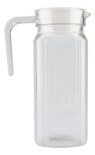 Botella De Agua Fría, 800 Ml, Acrílico Transparente, A Rayas