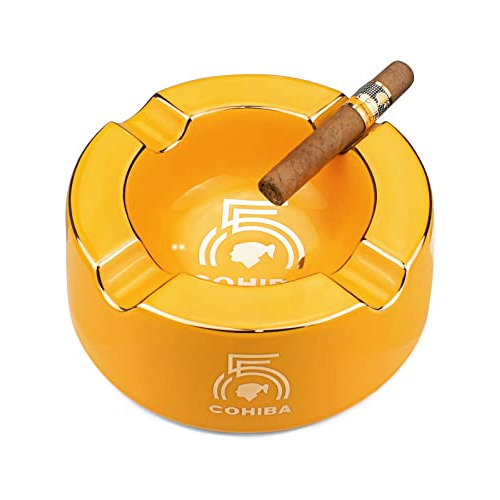 Cenicero Cigarros Grandes Cigarrillos De 8  Redondo, Ce...