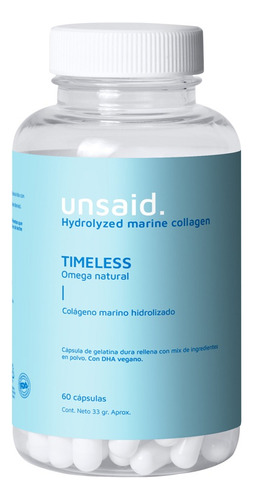 Timeless Unsaid Colágeno Marino Hidrolizado Sabor No Aplica