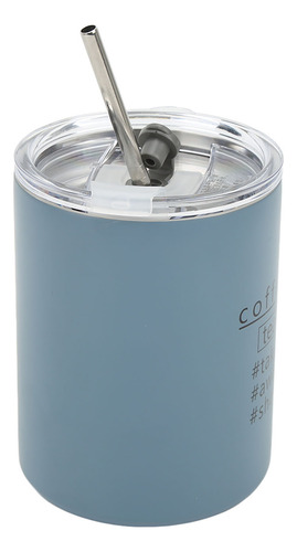 Pajita Para Taza De Café, 12 Oz, 320 Ml, De Acero Inoxidable