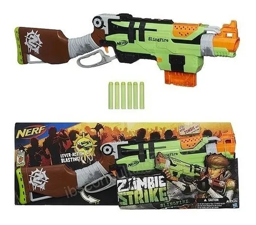 Nerf Zombie Strike Slingfire Blaster Hasbro Original