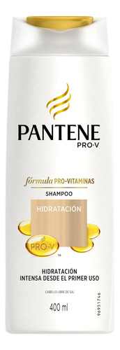 Shampoo Pantene Pro-V Hidratación en botella de 400mL por 1 unidad