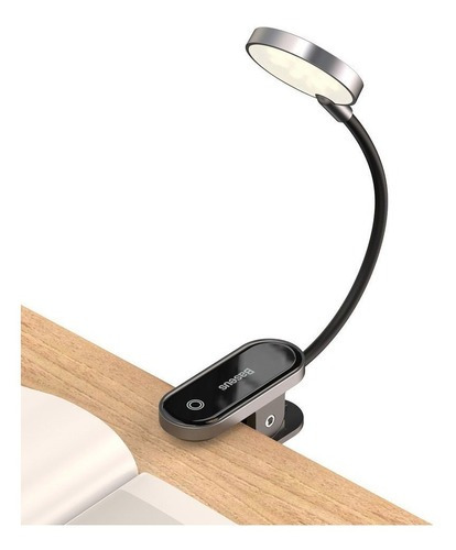 Imagen 2 de 8 de Baseus Lámpara Lectura Con Clip Y Protección Ocular Epa
