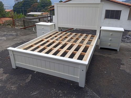 Cama Matrimonial Blanca