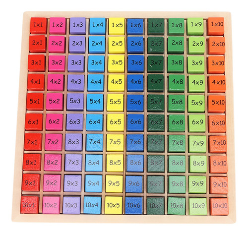Juego De Mesa De Aprendizaje De Multiplicación Wooden Math I