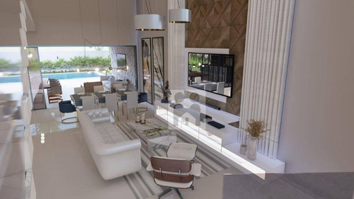 Imagem 9 de 12 de Maravilhosa Casa No Alphaville, Com 4 Suítes À Venda, 340 M² Por R$ 2.100.000 - Bonfim Paulista - Ribeirão Preto/sp - Ca0812
