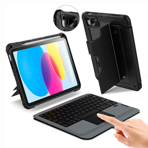 Funda Con Teclado iPad 10ma Gen 2022 A2777 A2757 A2696 