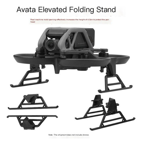 Para Dji Avata Trípode Plegable Booster Aterrizaje Gear