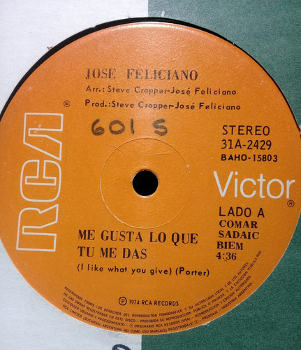 Simple Jose Feliciano (me Gusta Lo Que Tu Me Das)