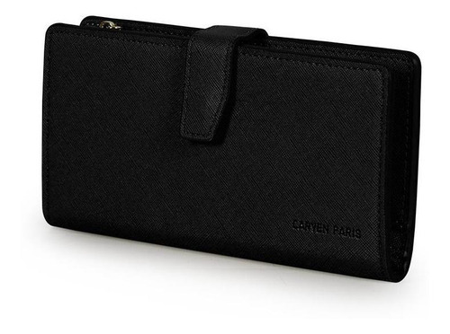 Billetera Mujer Vesta Negra Carven