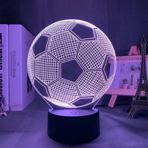 A Balón De Fútbol Infantil Con Luz Nocturna 3d Illusion