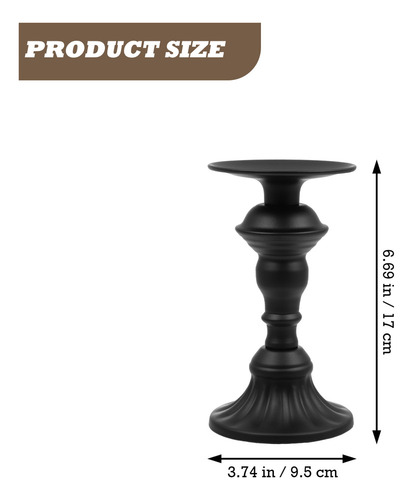 Nuevo Candelabro Black Sticks Holders
