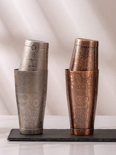 Set De Cocteleras Ponderadas De Alta Calidad De 28 Y 18 Onza
