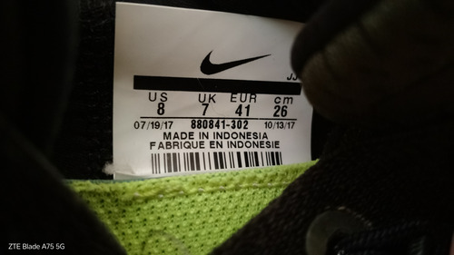 Zapatillas Nike Free Rn Commuter Talle Us7 Uk6 41 26cm (Usado)