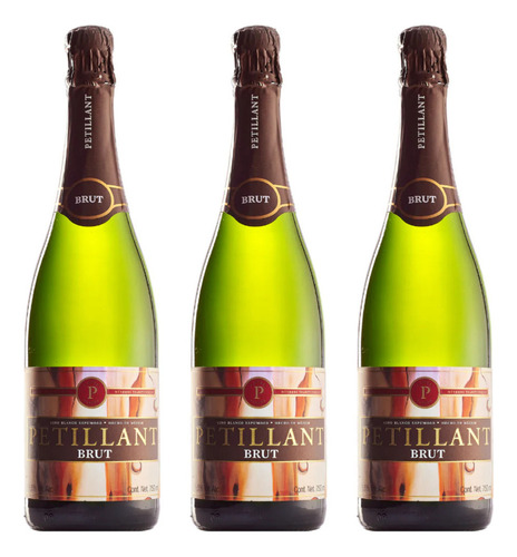Pack De 3 Vino Espumoso Petillant Brut 750ml