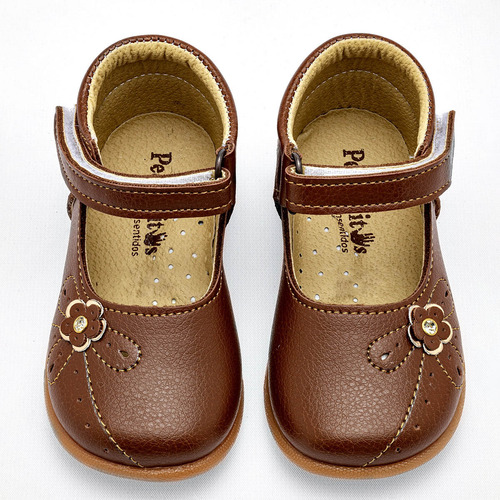 Zapato Bebe Chaparrin Cafe 120-707