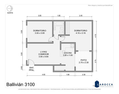 Ph En Planta Baja - Venta - Parque Chas - 3 Ambientes - Patio - S/expensas