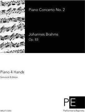 Libro Piano Concerto No. 2 - Johannes Brahms