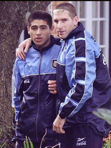Campera Reebok Selección Argentina Lluvia Rompeviento99/2001 (Usado)