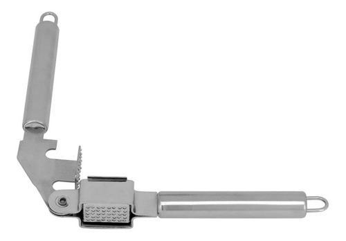 Imagem 4 de 7 de Espremedor De Alho Inox Prata Tasty Cozinha Multifuncional